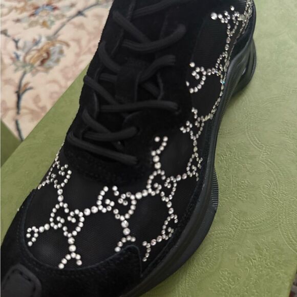 Brand new with box & dustbag GUCCI
GG Crystal Mesh Runner Sneakers Womens size 5 - Picture 8 of 16